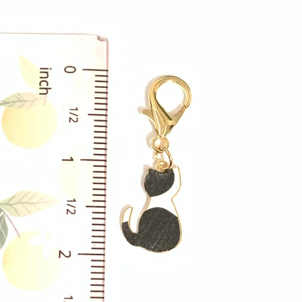 New Gold Cat Charm